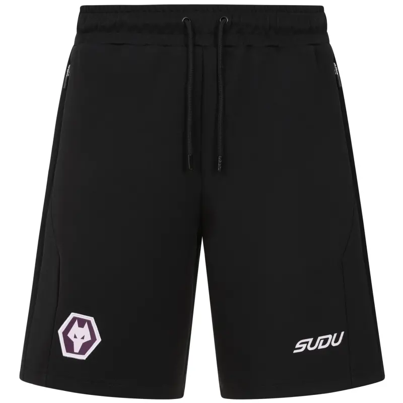 Wolverhampton Wanderers Store | Shop Official 2025-26 Coaches Travel Short – Black Wolves Gear